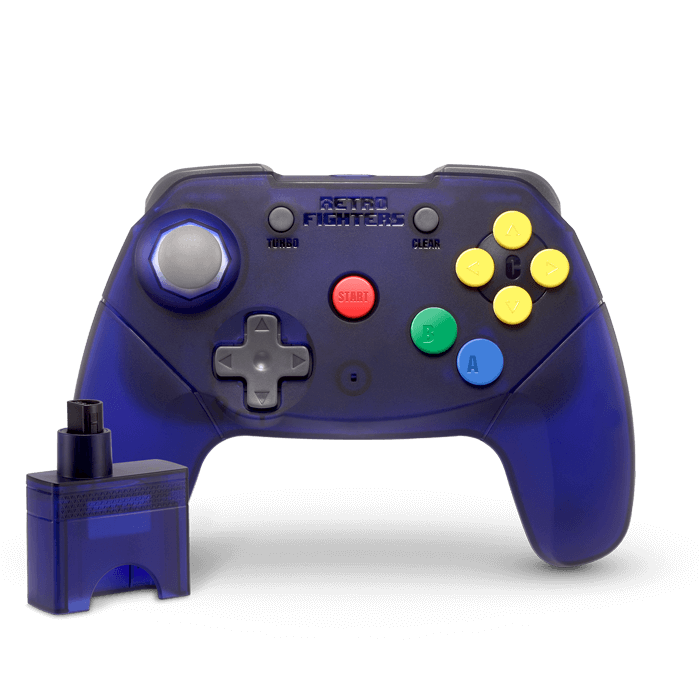 Retro Fighters Brawler64 Controller Wireless - Purple - Nintendo