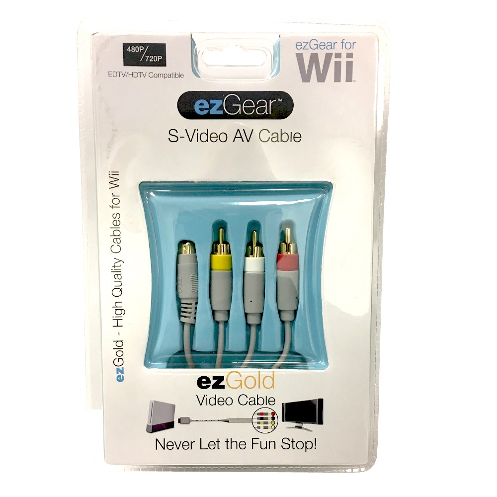 S-Video AV Cable for Wii and Wii U - TTX - Stone Age Gamer