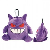 Pokemon Plush Toy Pouch with Carabiner - Gengar (0624)