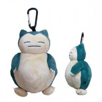 Pokemon Plush Toy Pouch with Carabiner - Snorlax (0624)