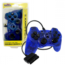 PS2 Wired DOUBLE-SHOCK 2 Controller (BLUE)
